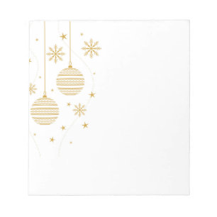 Christmas Ornaments Notepad