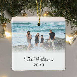 Christmas Ornaments Personalised With Family Photo