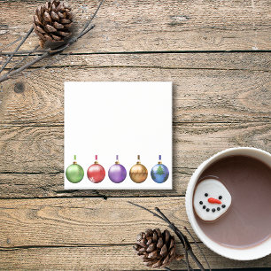 Christmas Ornaments Post-it Notes