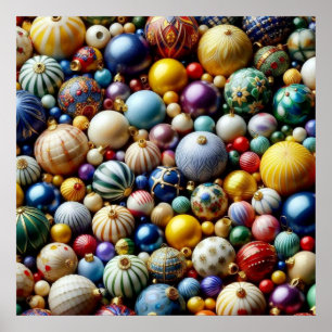 Christmas Ornaments Poster