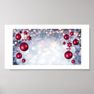 christmas ornaments poster