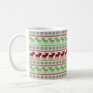 CHRISTMAS ORNAMENTS REINDEER  COFFEE MUG