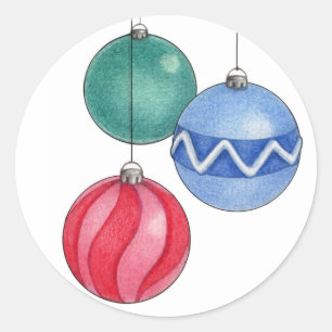 Christmas Ornaments Sticker