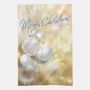 Christmas Ornaments Tea Towel