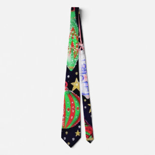 Christmas Ornaments Tie