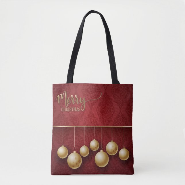 Christmas Ornaments Tote Bag (Front)