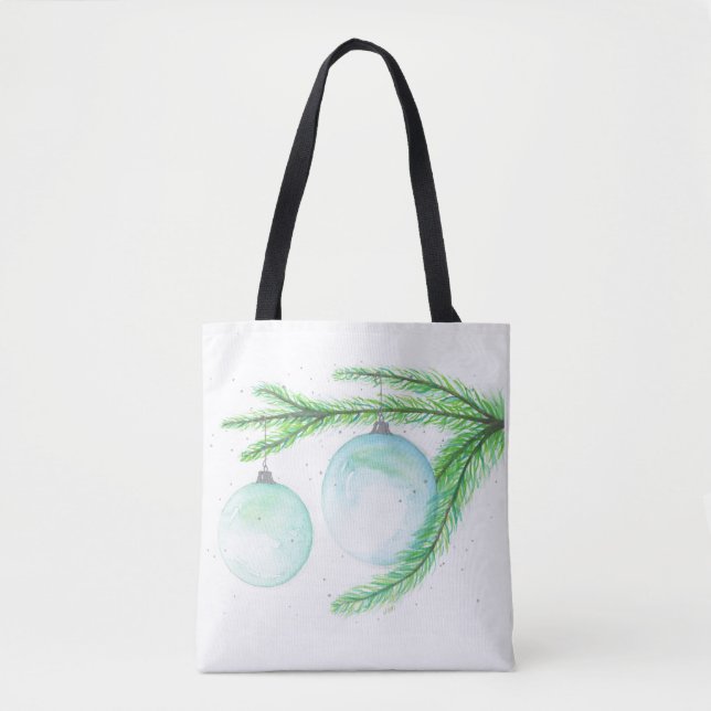 Christmas Ornaments Tote Bag (Front)
