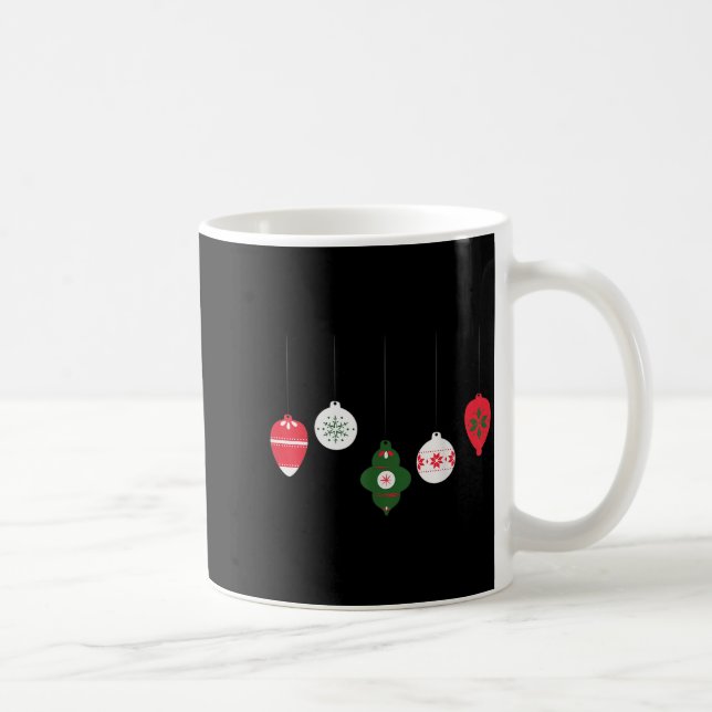 Christmas Ornaments Winter Holiday Seasonal  Coffee Mug (Right)