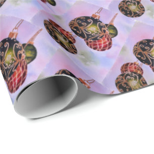 Christmas Ornaments Wrapping Paper