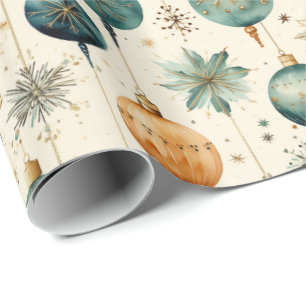 Christmas Ornaments Wrapping Paper