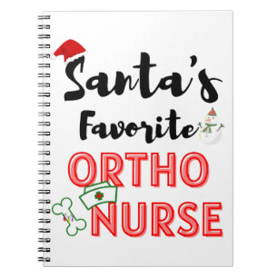 Christmas Orthopaedic Nurse Notebook