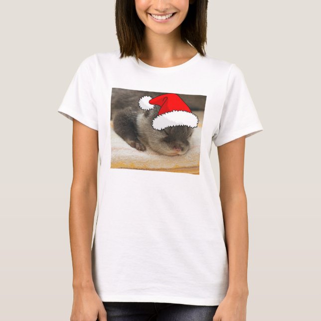 Christmas Otter T-Shirt (Front)
