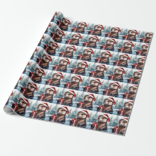Christmas Otter Wrapping Paper