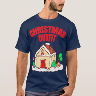 Christmas Outfit Gingerbread house Bakery Baking H T-Shirt