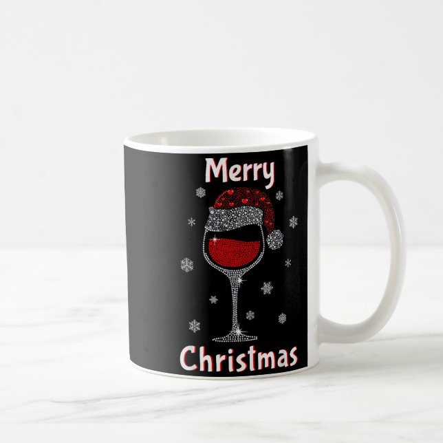 Christmas Outfit Women Wine Gl Funny Christmas  Coffee Mug (Right)