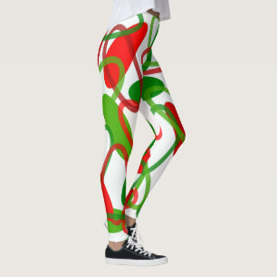 Christmas Ovals Leggings