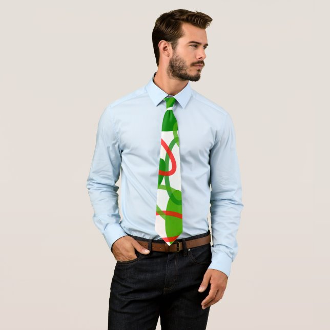 Christmas Ovals Tie (In Situ)