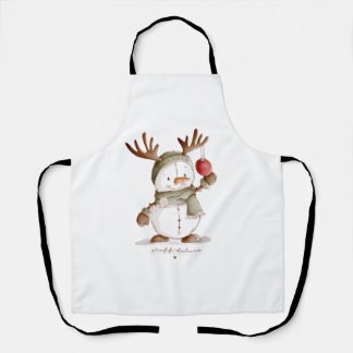 Christmas Oven Mitt and Pot Holders Apron