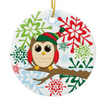 Christmas owl