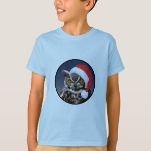 Christmas Owl - Kids' Basic T-Shirt
