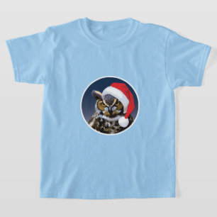 Christmas Owl - Kids' Basic T-Shirt