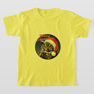 Christmas Owl - Kids' Basic T-Shirt