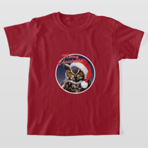 Christmas Owl - Kids' Basic T-Shirt