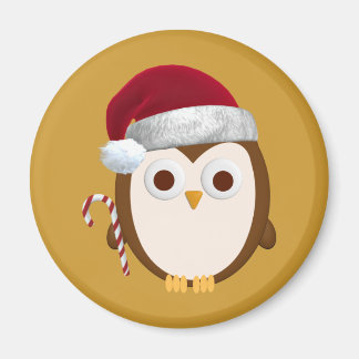 Christmas Owl Magnet