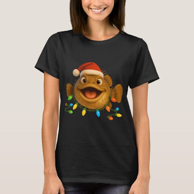 Christmas Oyster Toadfish T-Shirt (Front)