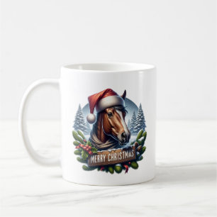 Christmas Paard Coffee Mug