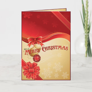 Christmas Package Holiday Card