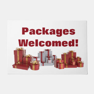 Christmas Packages Welcome Doormat