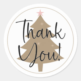 Christmas Packaging Stickers, Thank You Stickers
