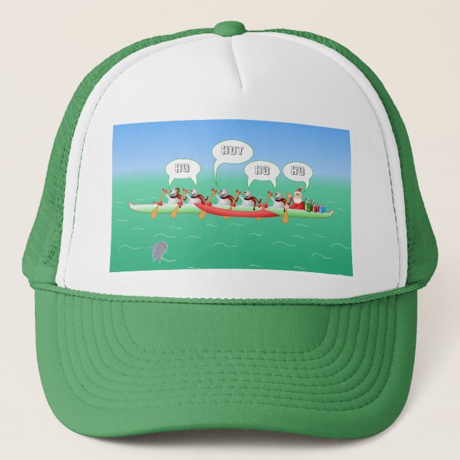 Christmas Paddle Trucker Hat (Front)