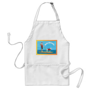 Christmas Paddleboarder Apron
