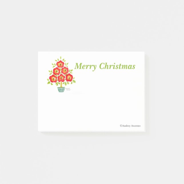 Christmas Pads Tree Post-it Notes Flower Tree (Front)