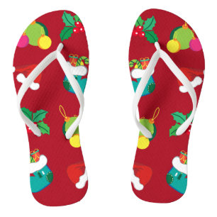 Christmas Pair of Flip Flops