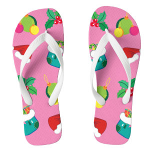 Christmas Pair of Flip Flops