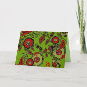 Christmas Paisley Card