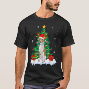 Christmas Pajama Basenji Tree Xmas Dog Dad Mum T-Shirt