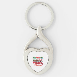 Christmas Pajama Cute Dogs Dog Lover Christmas Key Ring