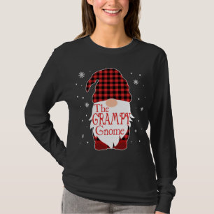 Christmas Pajama Family Gift Grampy Gnome Buffalo T-Shirt