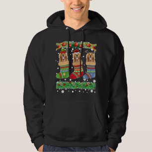 Christmas Pajama Golden Retriever Dog Puppy Lover  Hoodie