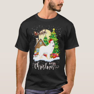 Christmas Pajama Great Pyrenees Tree Xmas Dog Dad T-Shirt