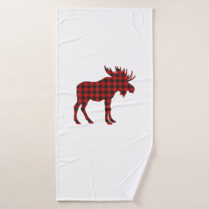 Christmas Pajama Moose Tee Animal Pyjamas Xmas Gif Bath Towel