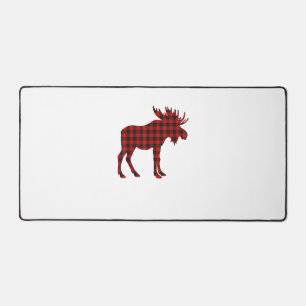 Christmas Pajama Moose Tee Animal Pyjamas Xmas Gif Desk Mat