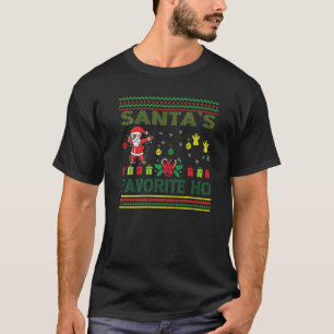 Christmas pajamas  Don't Stop Believin Santa Kids T-Shirt