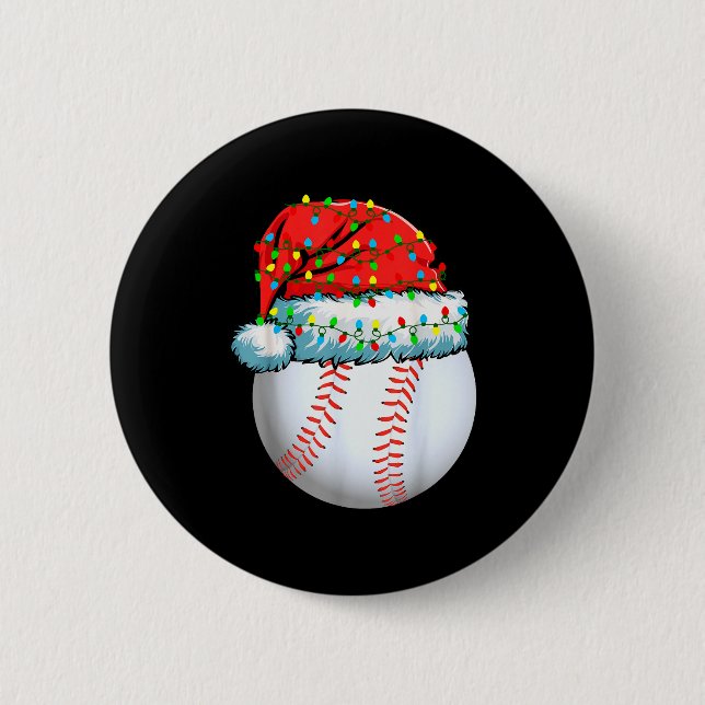 Christmas Pajamas Family Matching Baseball Men Wom 6 Cm Round Badge (Front)