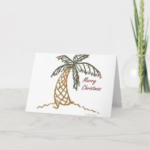Christmas Palm Holiday Card