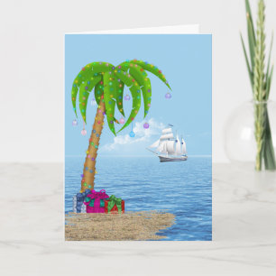 Christmas Palm Tree Holiday Card